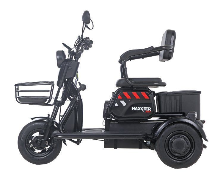 Електроскутер триколісний Maxxter ANT (Black) ANT (Black) фото