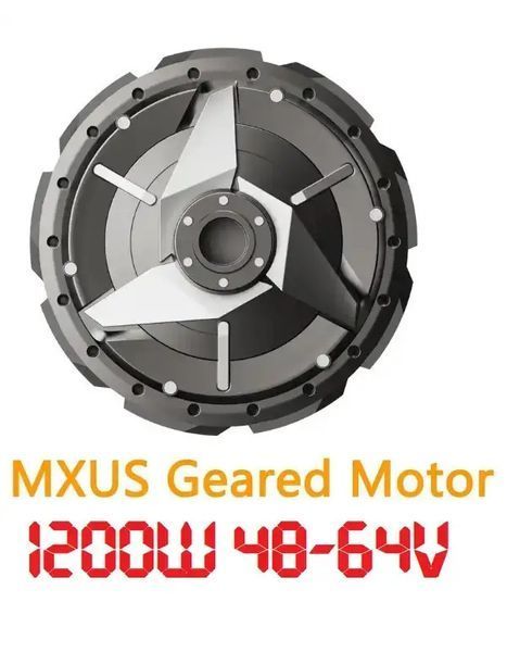 Мотор-колесо MXUS GDR-19 FAT 1200 Вт 48V трещотка дропаут 190 мм Black (Черный) MXUS GDR-19 FAT 1200 Вт 48V фото
