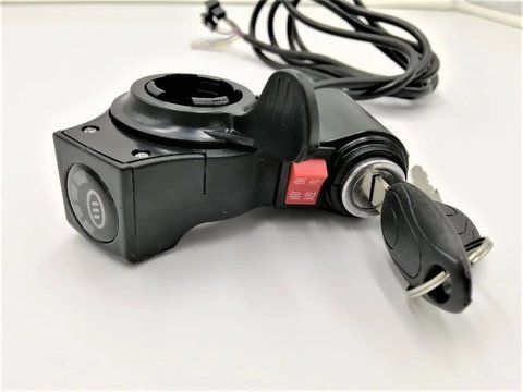 Ручка газа Instrade &laquo;курок&raquo; с замком зажигания и индикатором заряда 48V GASH-00007981 фото
