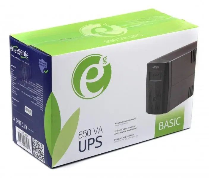 Источник бесперебойного питания EnerGenie EG-UPS-B850 850 VA Basic Series ART-3692 фото
