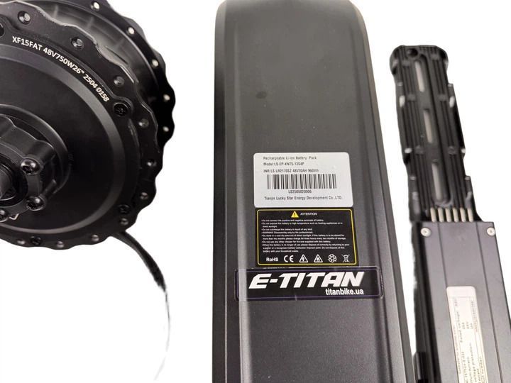 Набор для электровелосипеда E-Titan FAT-2 750W 48V20 Ah ручка з дисплеем (Задний) E-Titan FAT-2 750W 48V20 Ah фото