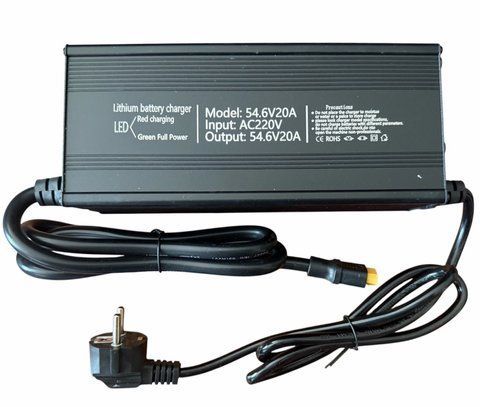 Зарядное устройство для литиевых АКБ  Instrade 48V 20A XT-60 (54,6V) Li-ion (В металлическом корпусе) CHAR-12972 фото