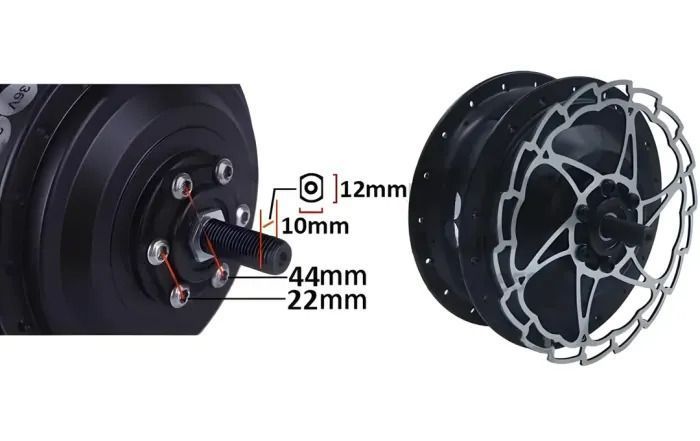 Мотор- колесо MXUS XF15F (48V,500w)  XF15F (48V,500w) фото