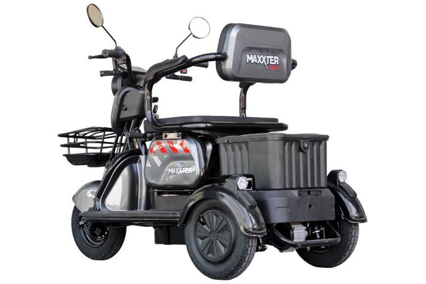 Електроскутер триколісний Maxxter ANT LI (Gray) ANT LI (Gray) фото