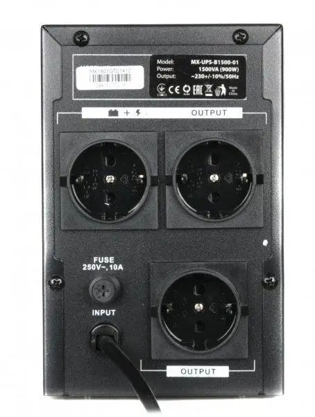 Джерело безперебійного живлення Maxxter MX-UPS-B1500-01 1500 VA Basic Series ART-3961 фото